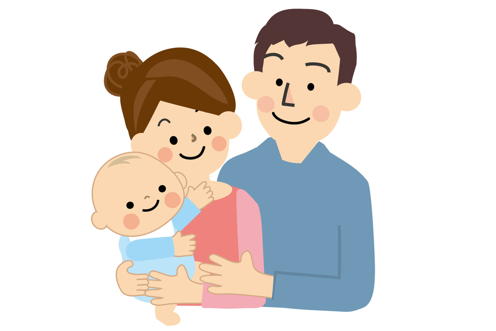 夫婦と子供イメージ