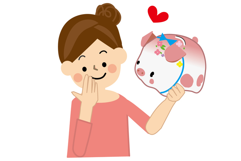 かわいい貯金箱